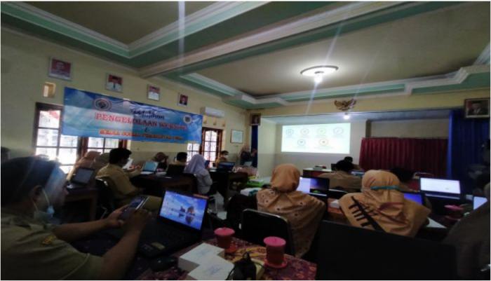 Pemerintah Kecamatan Klirong adakan pelatihan Pengelolaan website dan medsos bagi pemerintah desa 